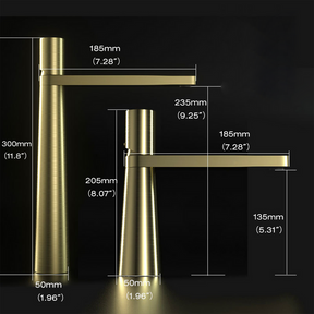 Waterfall Bathroom Basin Taps_Gold