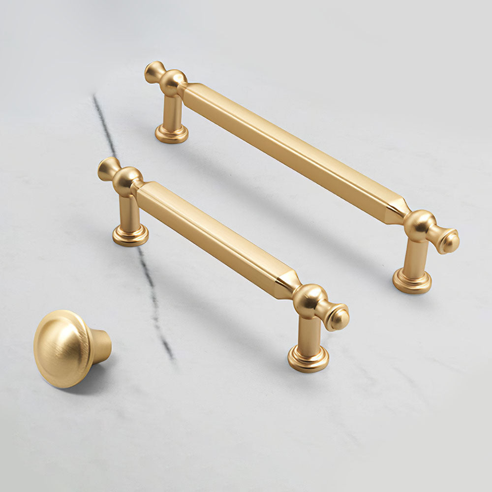 Luxury Gold Zinc Alloy Cabinet Drawer Handles