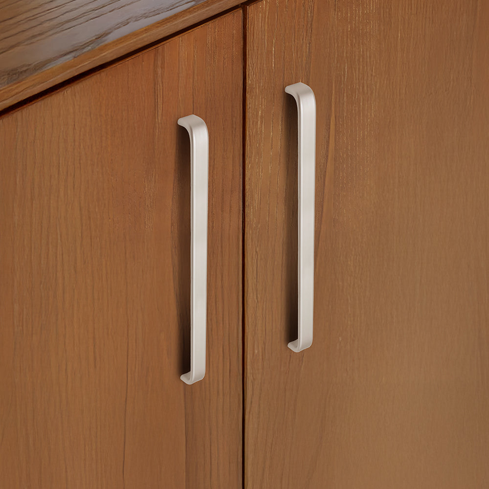 Classic Black / Silver Aluminum Alloy Kitchen Cabinet Pulls