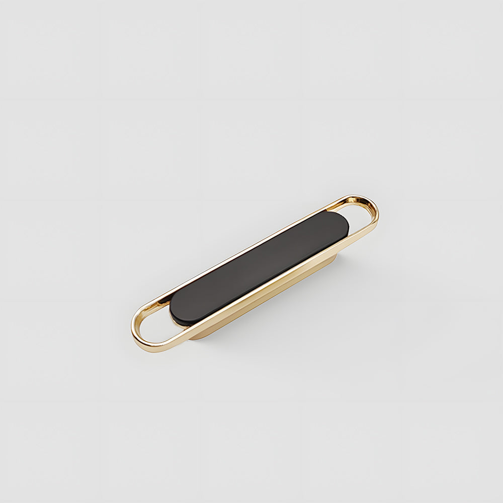 Two-color Zinc Alloy Modern Bedroom Cabinet Handles