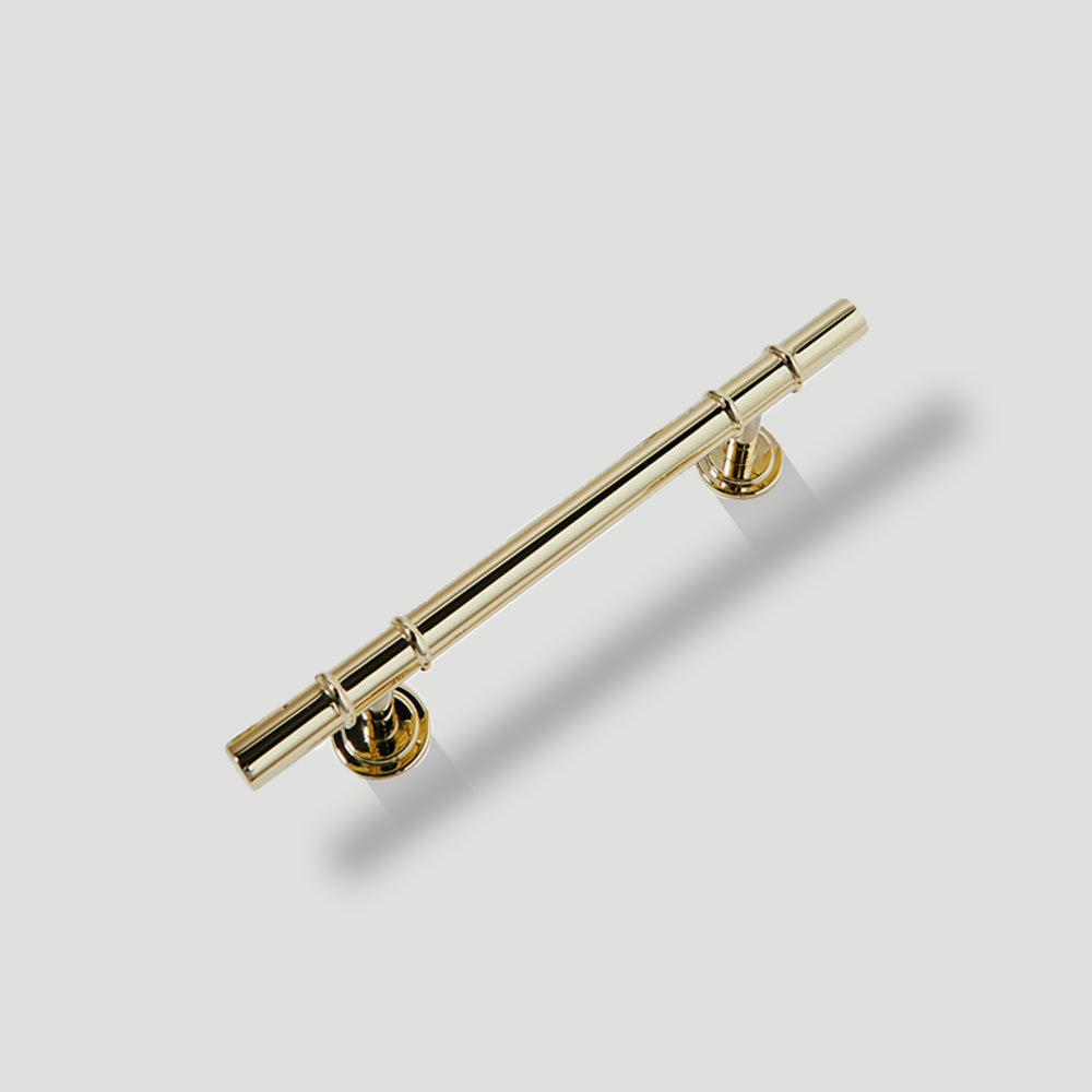 Minimalist Sleek Brass Kitchen Cabinet Handle