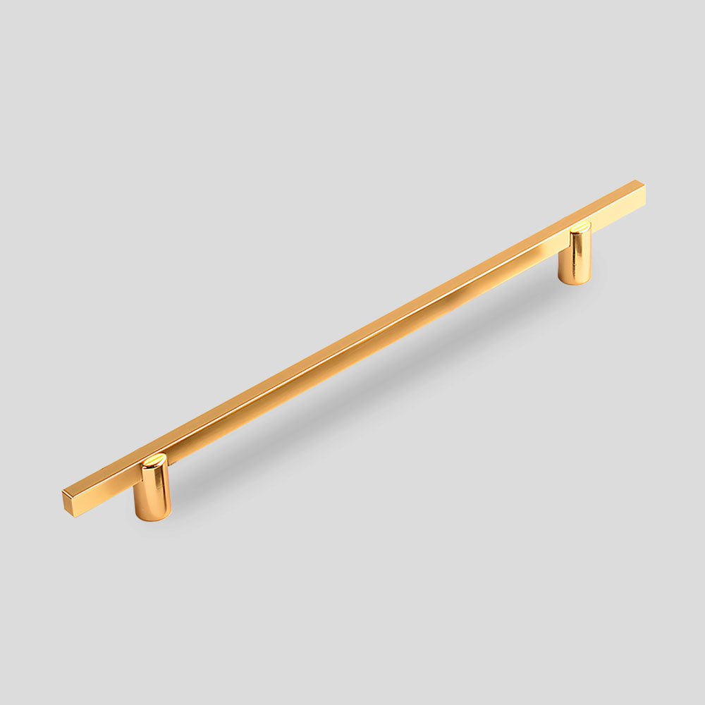 Modern Two-tone Black Gold Wardrobe Cabinet Door Handles