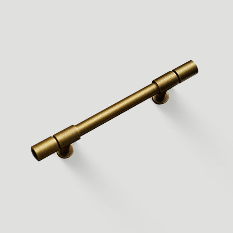 Vintage Bronze Brass Wardrobe Door T-shaped Handle