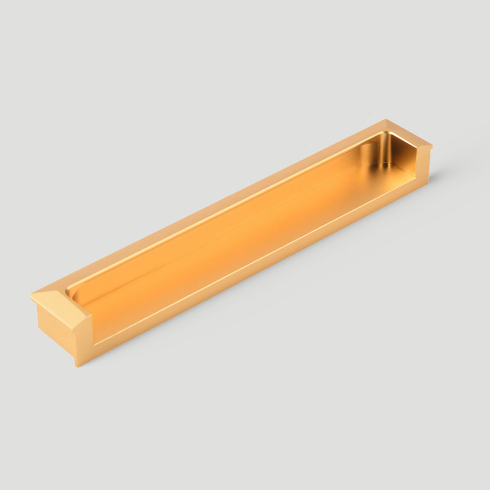 Modern Square Recessed Flush Finger Pulls for Cabinet