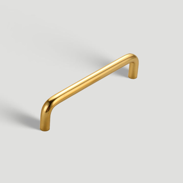 Simple Aluminum Alloy Round Arc Cabinet Handle