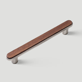 Modern Walnut Wooden Cabinet Handles