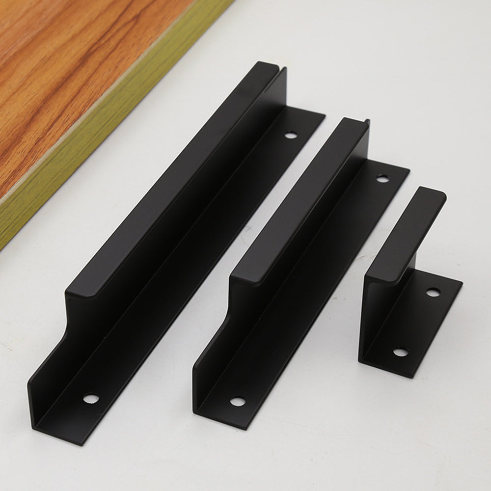 Modern Colorful Kitchen Cabinet Edge Pull Handles