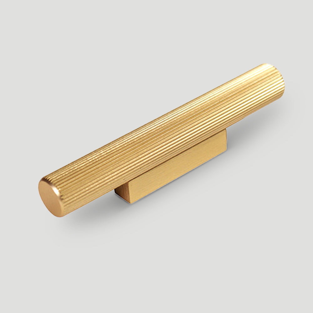 Modern Gold And Gray Aluminum Alloy Cabinet Handle