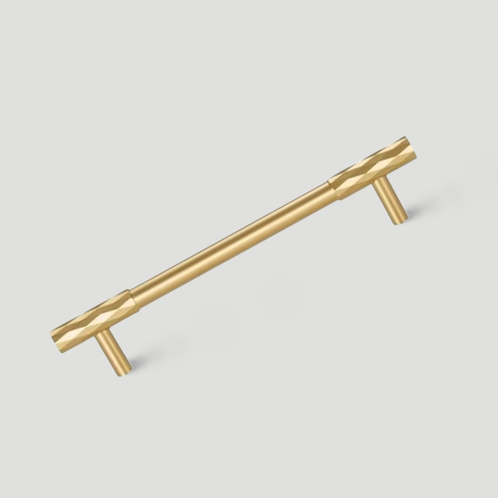 Retro Art Deco Solid Brass Cabinet Handles