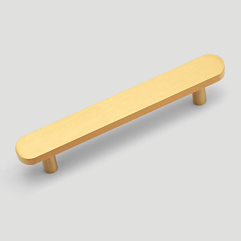 Modern Simple Brass Gold Cabinet Handles