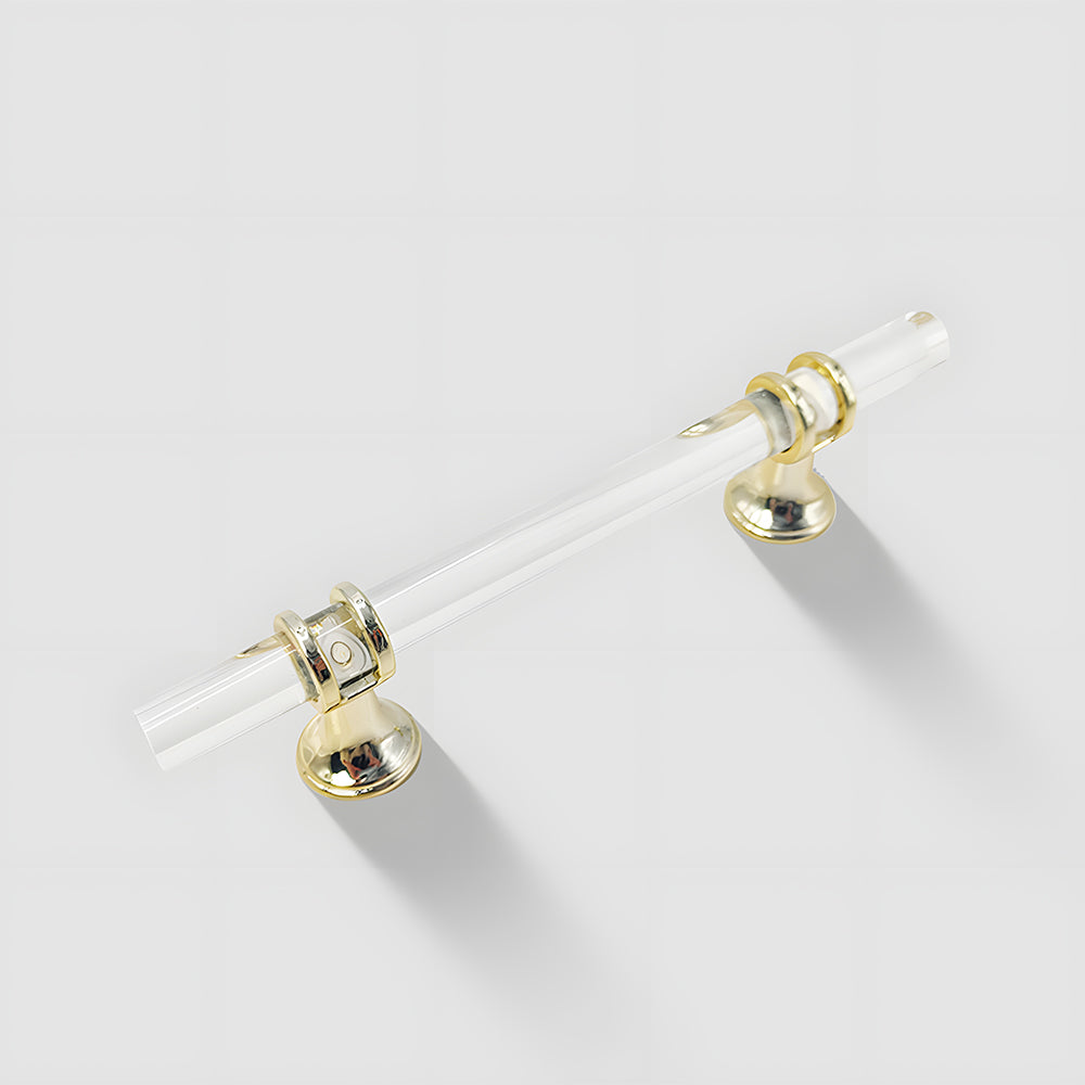Simple Acrylic Transparent Bathroom Cabinet Handles