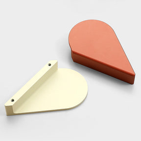 Colorful Heart-Shaped Cartoon Wardrobe Door Handle