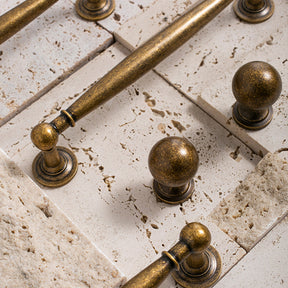 French Luxury Brass Wardrobe Door Cabinet Handles