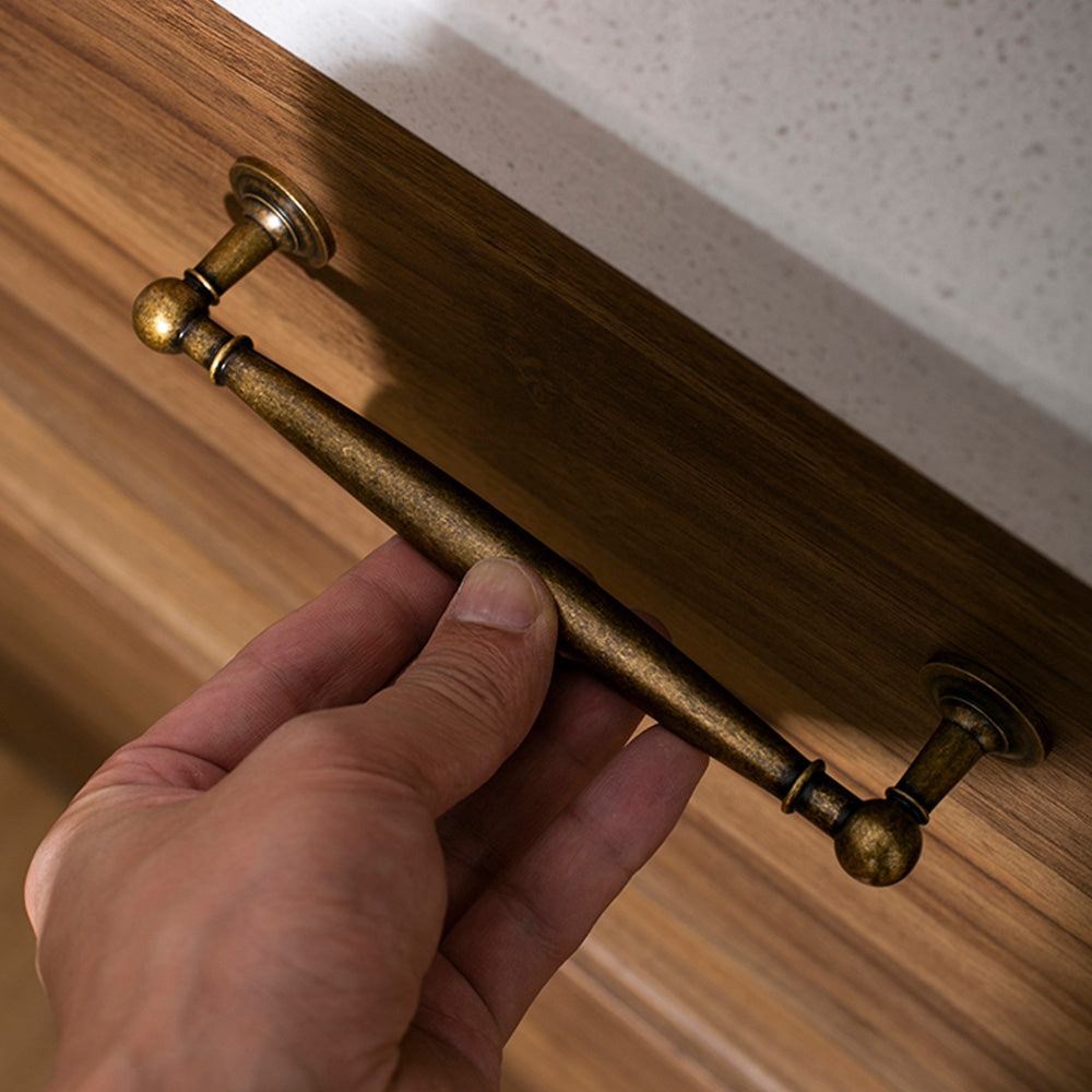French Luxury Brass Wardrobe Door Cabinet Handles