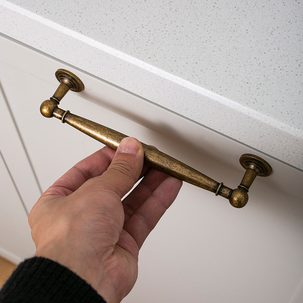 French Luxury Brass Wardrobe Door Cabinet Handles