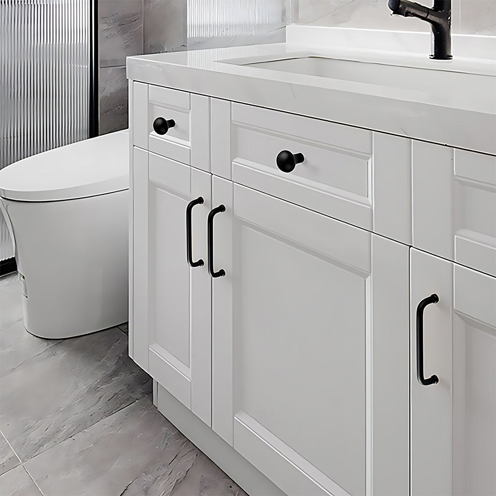 French Minimalist Rounded Arc Cabinet Handles