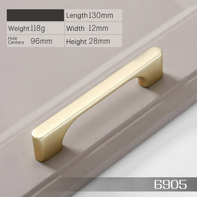 Arched Zinc Alloy Drawer Kitchen Cabinet Handle