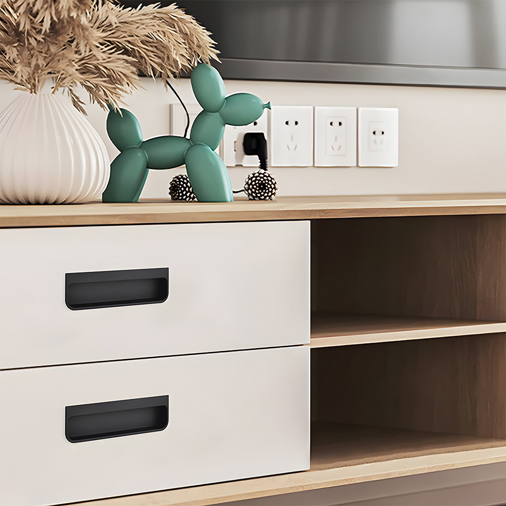 Simple Sliding Door Handles Flush Finger Pulls