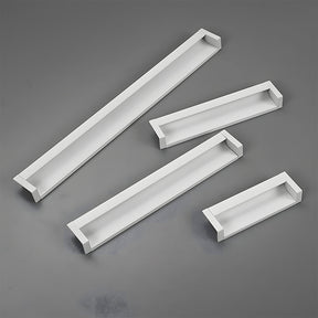 Minimalist Aluminum Alloy Flush Finger Edge Pulls