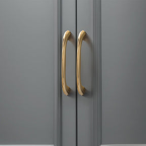 Modern Square Leather Cabinet Handles