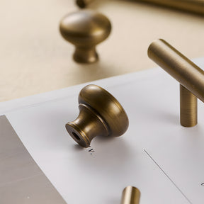 Luxury Simple Brass Drawer Pulls Cabinet Handles