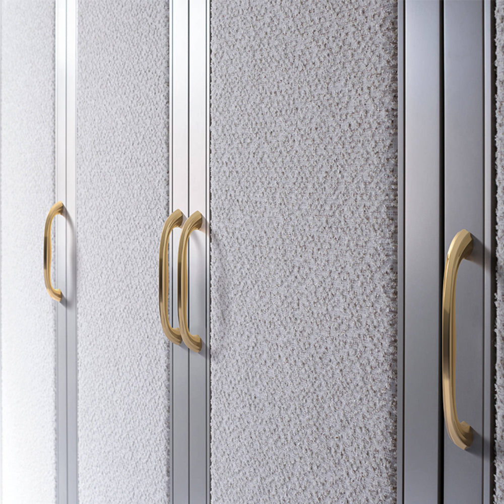 Minimalism Gold Zinc Alloy Cabinet Handles