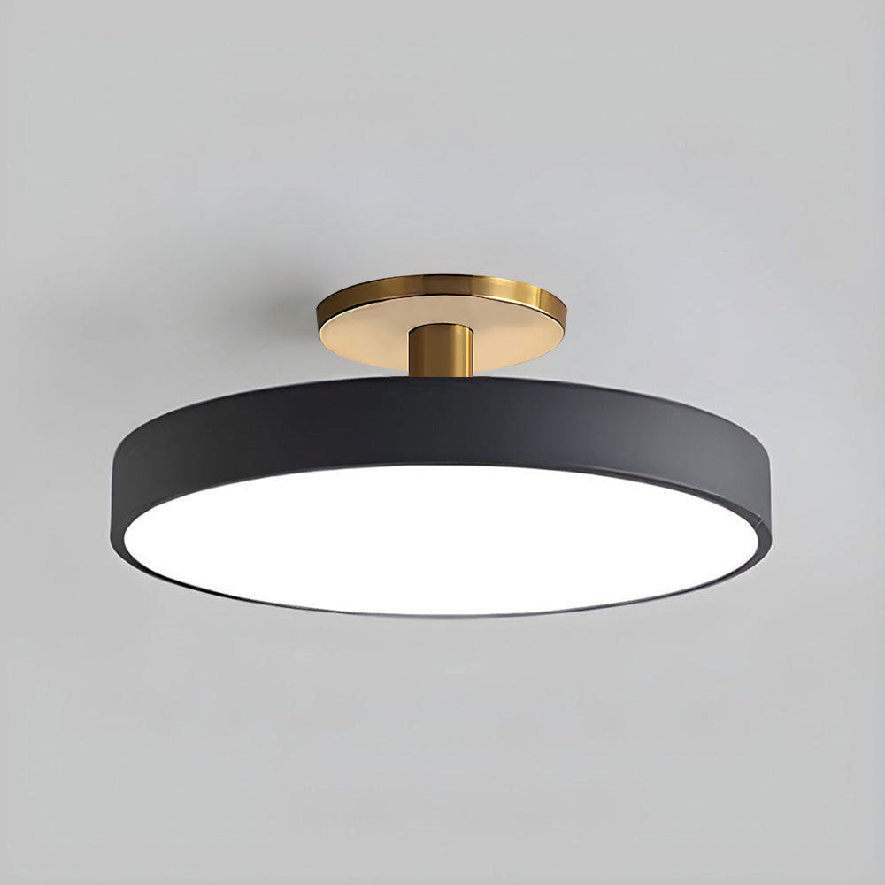 Modern Round Living Room Flush Mount Ceiling Light