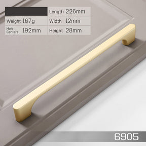 Arched Zinc Alloy Drawer Kitchen Cabinet Handle