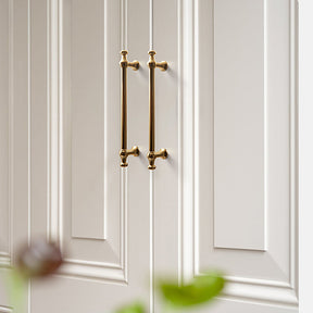 Simple Luxurious Bright Gold Kitchen Door Handles