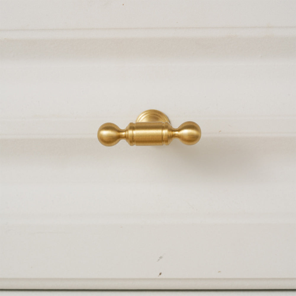 Simple Decoration Stylish Gold Brass Kitchen Cabinet Handle