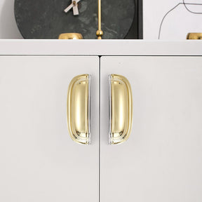 Nordic Luxury Brass Wardrobe Cabinet Drawer Handles