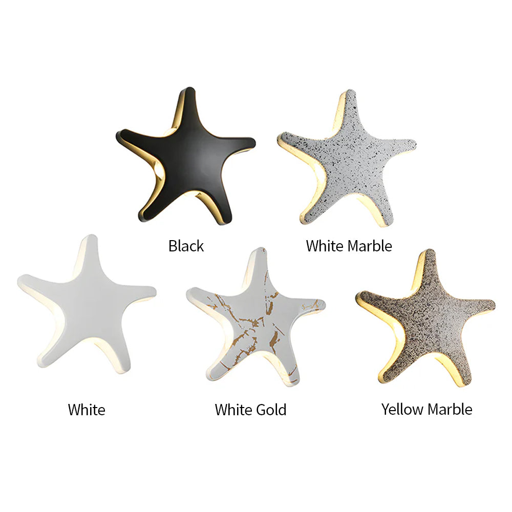 Modern Waterproof Star LED Outdoor Wall Light