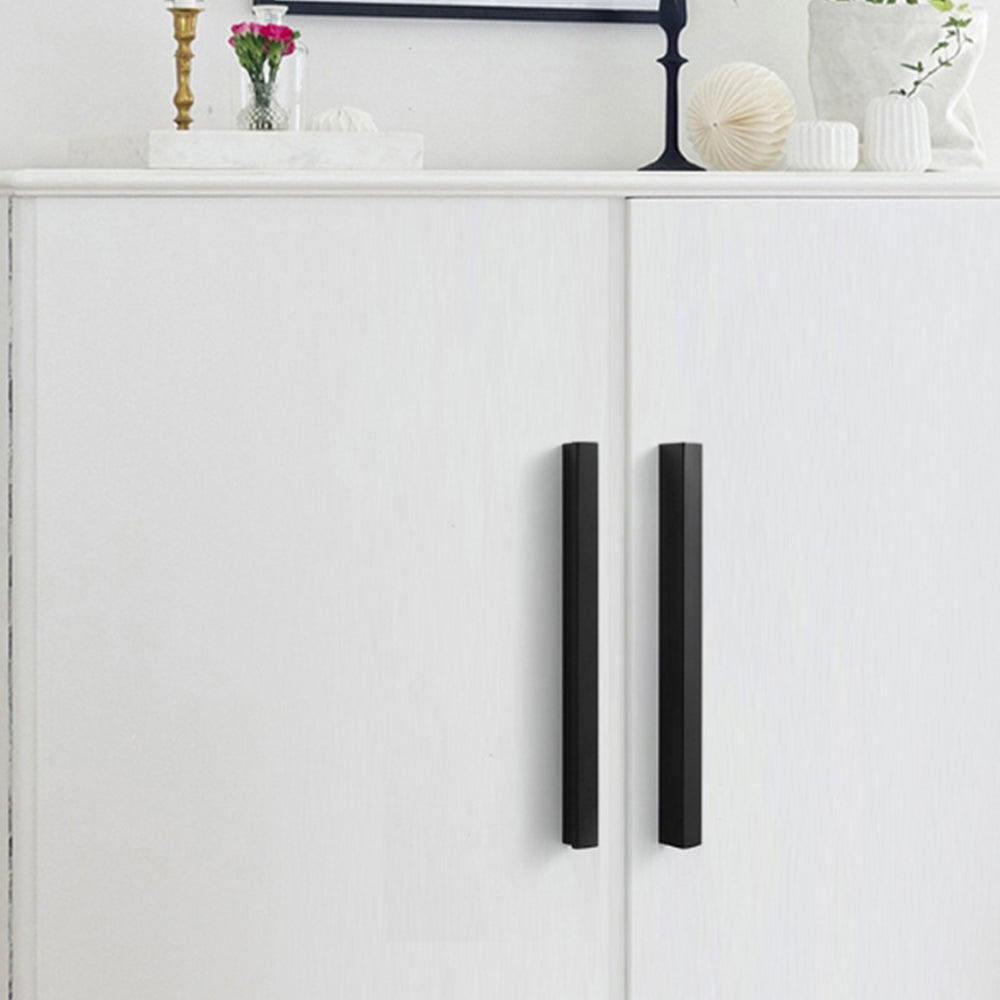 Black Gold Modern Invisible Finger Edge Cabinet Pull