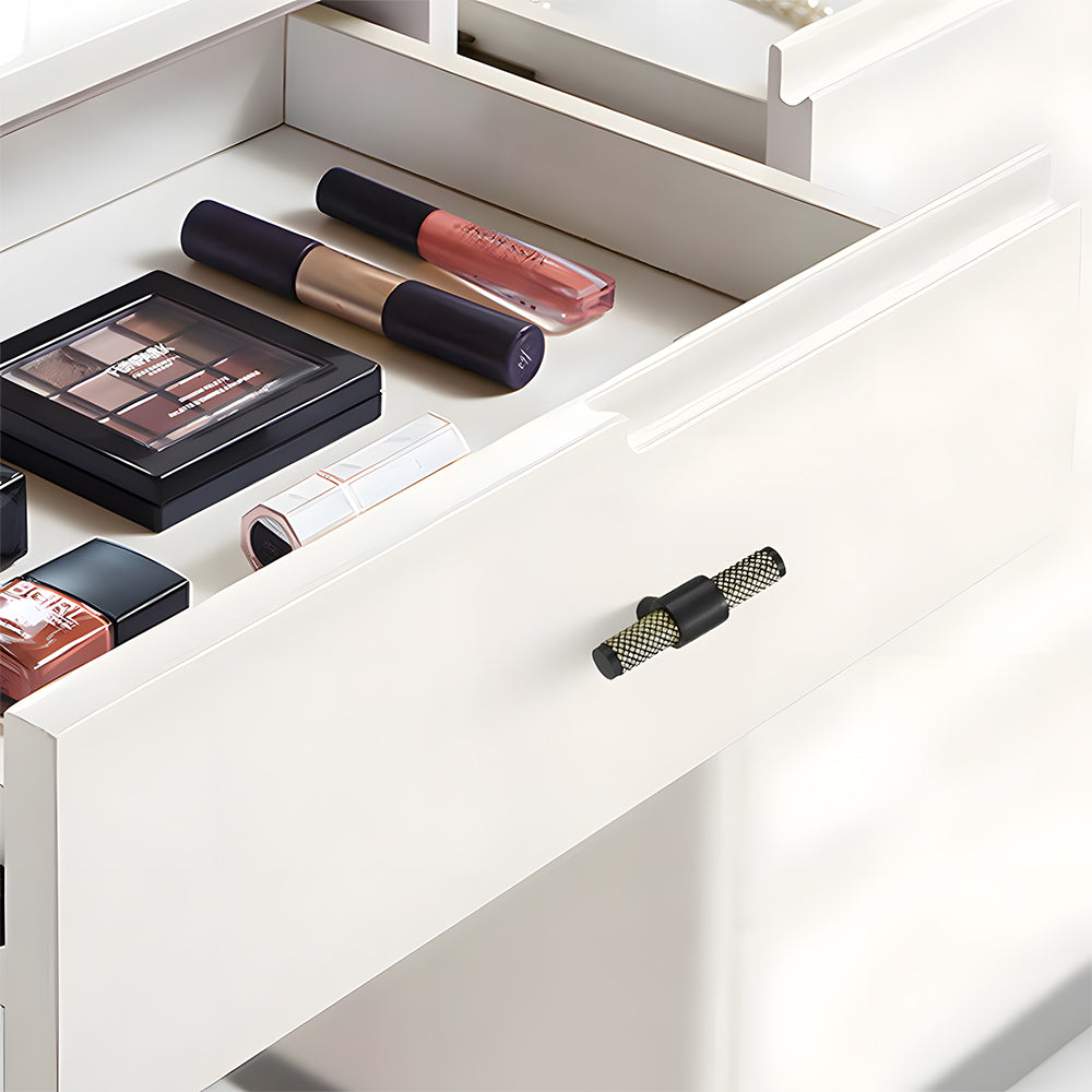 Solid Brass Knurled Kitchen T-Bar Cabinet Handles