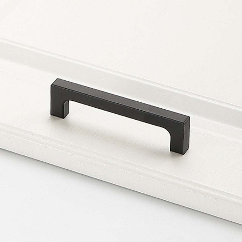 Black Simple Long Cabinet Handles