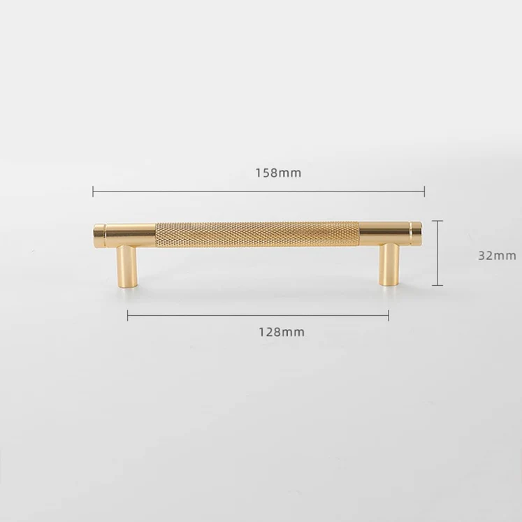 Aluminum Alloy Knurled Bar Pull Handles