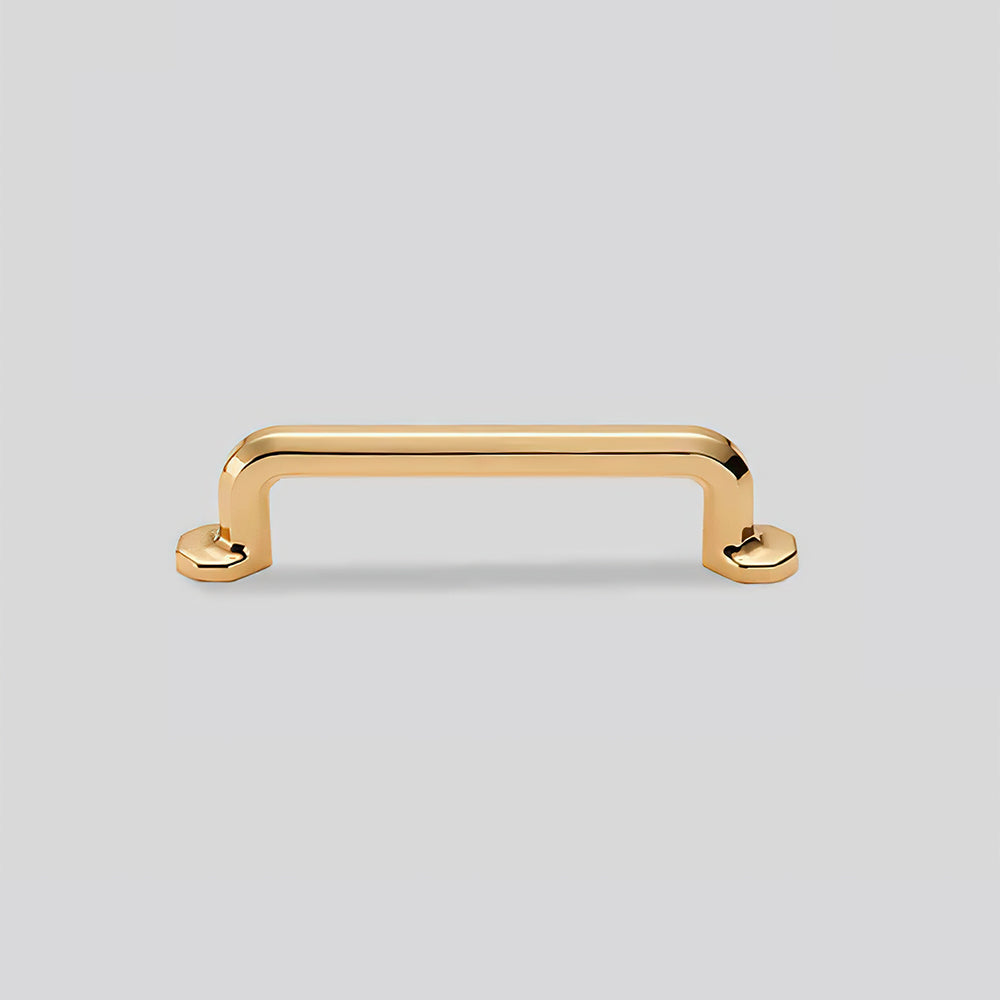 Luxurious Gold Zinc Alloy Kitchen Cabinet Handles