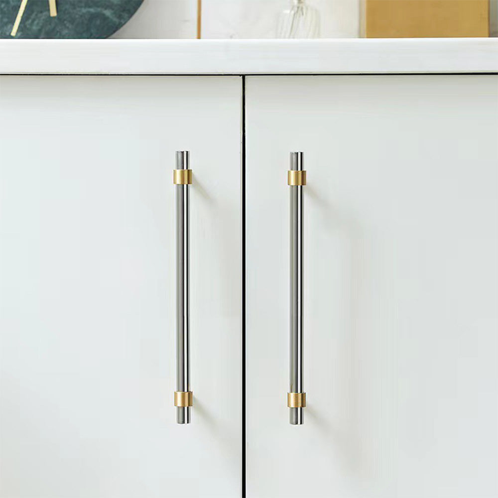 Modern Silver Drawer Handles Stainless Steel Cabinet Pulls