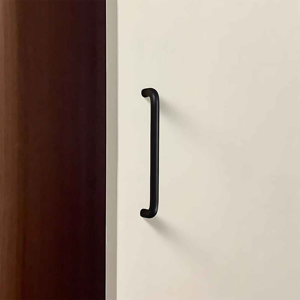 Simple Aluminum Alloy Round Arc Cabinet Handle
