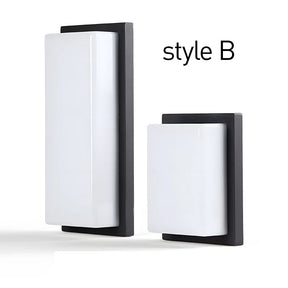 Modern Multi-faceted Light Source LED Outdoor Wall Light