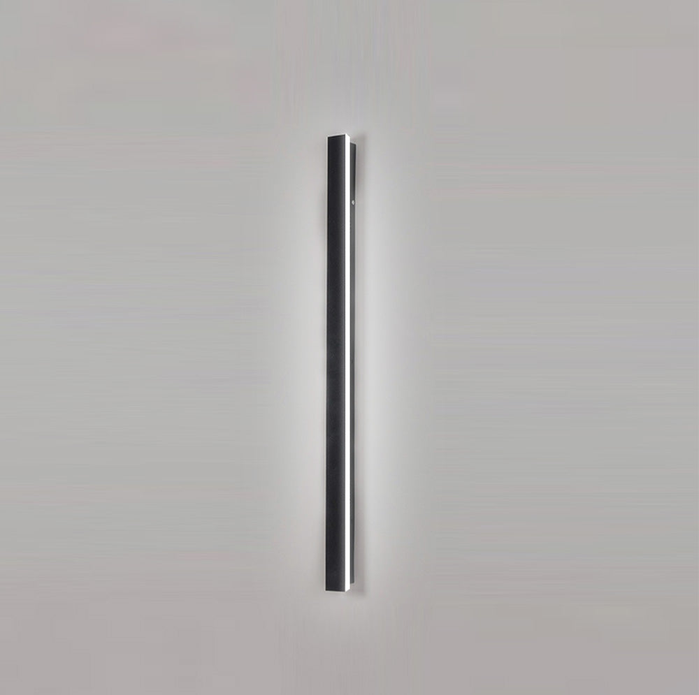 IP65 Industrial Black Long Acrylic LED Outdoor Wall Lights
