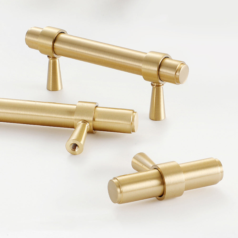 Retro Elegant Brass Kitchen Cabinet Handles And Knobs