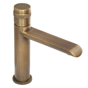 Heavy Duty Single Hole Brass Bathroom Sink Tap_Bronze