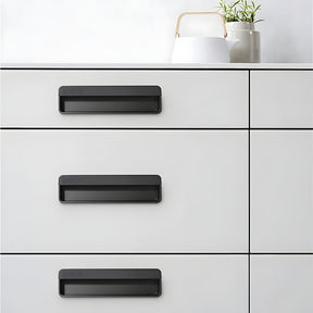 Stylish Metal Recessed Sliding Door Concealed Handles