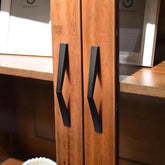 Simple Stylish Black Wardrobe Drawer Handles