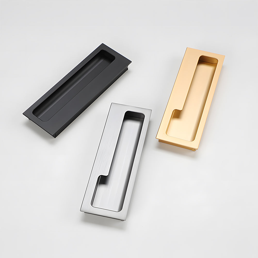Unique Aluminum Recessed Concealed Cabinet Handles