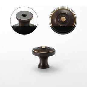 Retro Elegant Brass Kitchen Cabinet Handles And Knobs