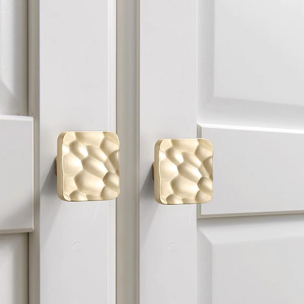 Unique Hammer Pattern Cabinet Handles