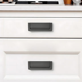 Modern Concealed Flush Pull Ring Drawer Handles