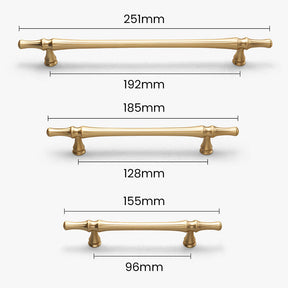 Modern Luxury Gold Wardrobe Cabinet Handles